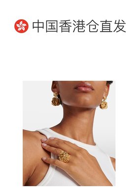 香港直邮magda butrym 女士 花朵镀金戒指 metal金属色 舒适时尚