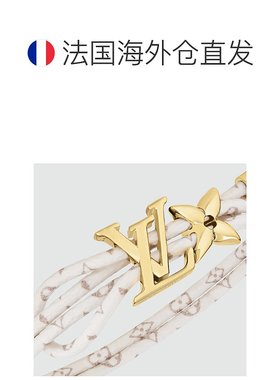 1h可退 欧洲直邮LV/路易威登 女士金色/粉色金属/帆布手链新款