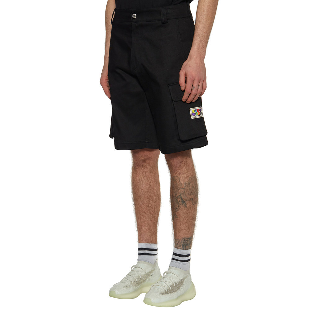 1h可退 香港直邮Gcds 男士 棉质工装短裤 BSS21M0109902BLACK,淘宝优惠券,粉丝福利购,淘宝优惠卷