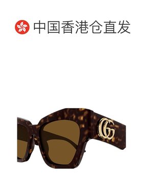 香港直邮Gucci 古驰 女士 几何框太阳镜 GG1422S colorful花色 舒