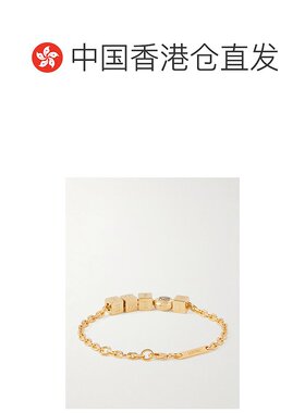 1h可退 香港直邮LOEWE 罗意威 女士 Pebble 立方镀金手链 J698240