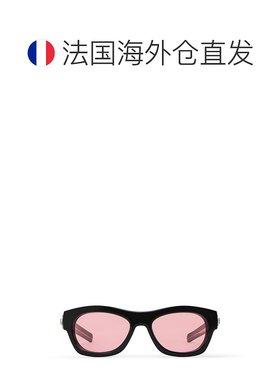 自营欧洲直邮LV路易威登 Frog系列男士玫瑰粉醋酸纤维方形太阳镜