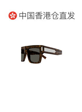 1h可退 香港直邮SAINT LAURENT 男士太阳镜 SL628003 AW2024 黑色