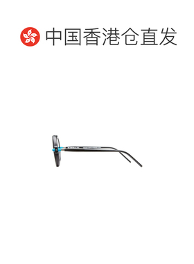 香港直邮KUBORAUM 男士眼镜 MASKEP1BMS CO 黑色 圆形平光镜