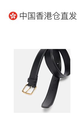 香港直邮The Row 女士 经典款皮带腰带 black黑色【付后1h可退】