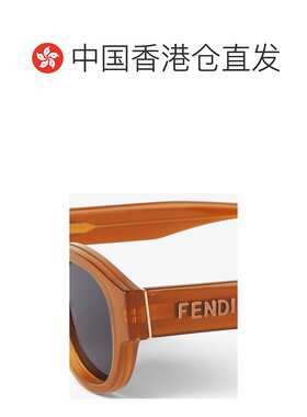 香港直邮Fendi Signature 圆形太阳镜眼镜配饰 FOL588V1P