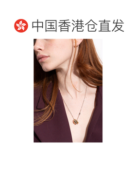 香港直邮COACH 女士项链 37541356TWO975 SS2026 银色 吊坠项链