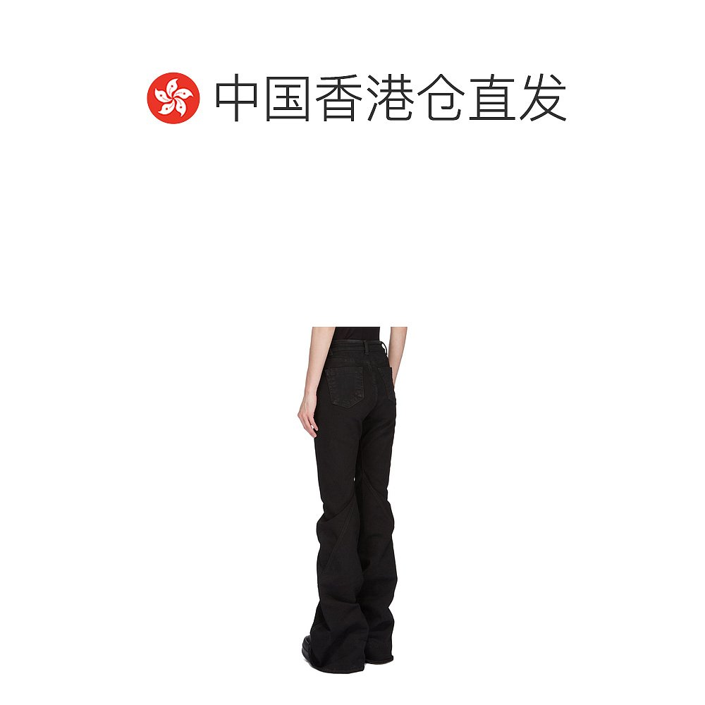 香港直邮Rick Owens Drkshdw 直筒五袋牛仔裤 DS01D1302SBB - 图1