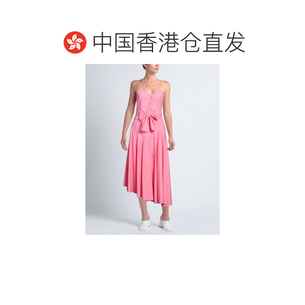 1h可退 香港直邮Msgm 女士 中长连衣裙 pink粉色 舒适时尚,淘宝优惠券,粉丝福利购,淘宝优惠卷