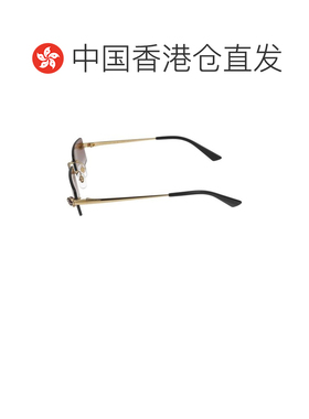 1h可退 CARTIER 卡地亚 男士 无框矩形太阳镜 CT0598S配饰
