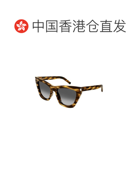 1h可退 香港直邮SAINT LAURENT 女士眼镜 SL214KATE024 SS2026 黑