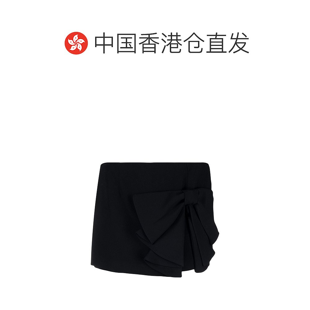 香港直邮RED VALENTINO黑色女士半裙 3R3RFJ25-2EU-0NO-图1
