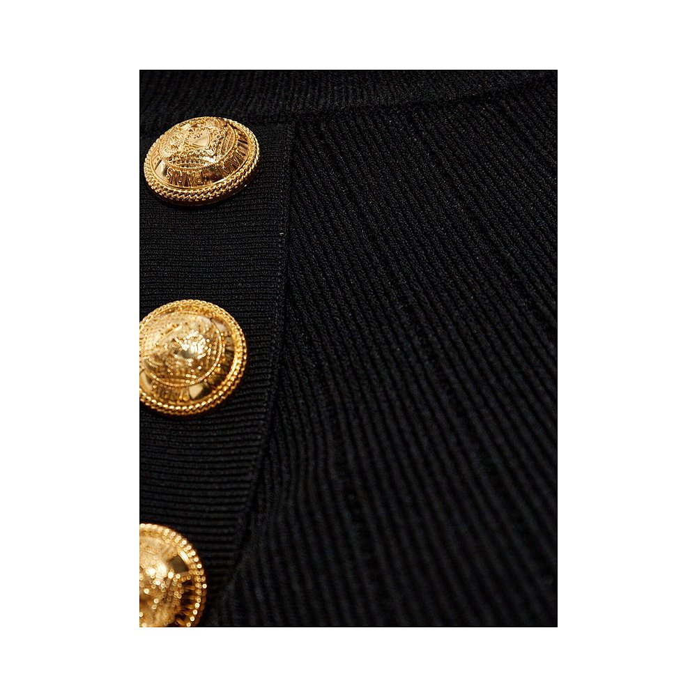 1h可退 香港直邮Balmain 巴尔曼 女士 露背上衣 EF1AB390KB07针织 - 图0