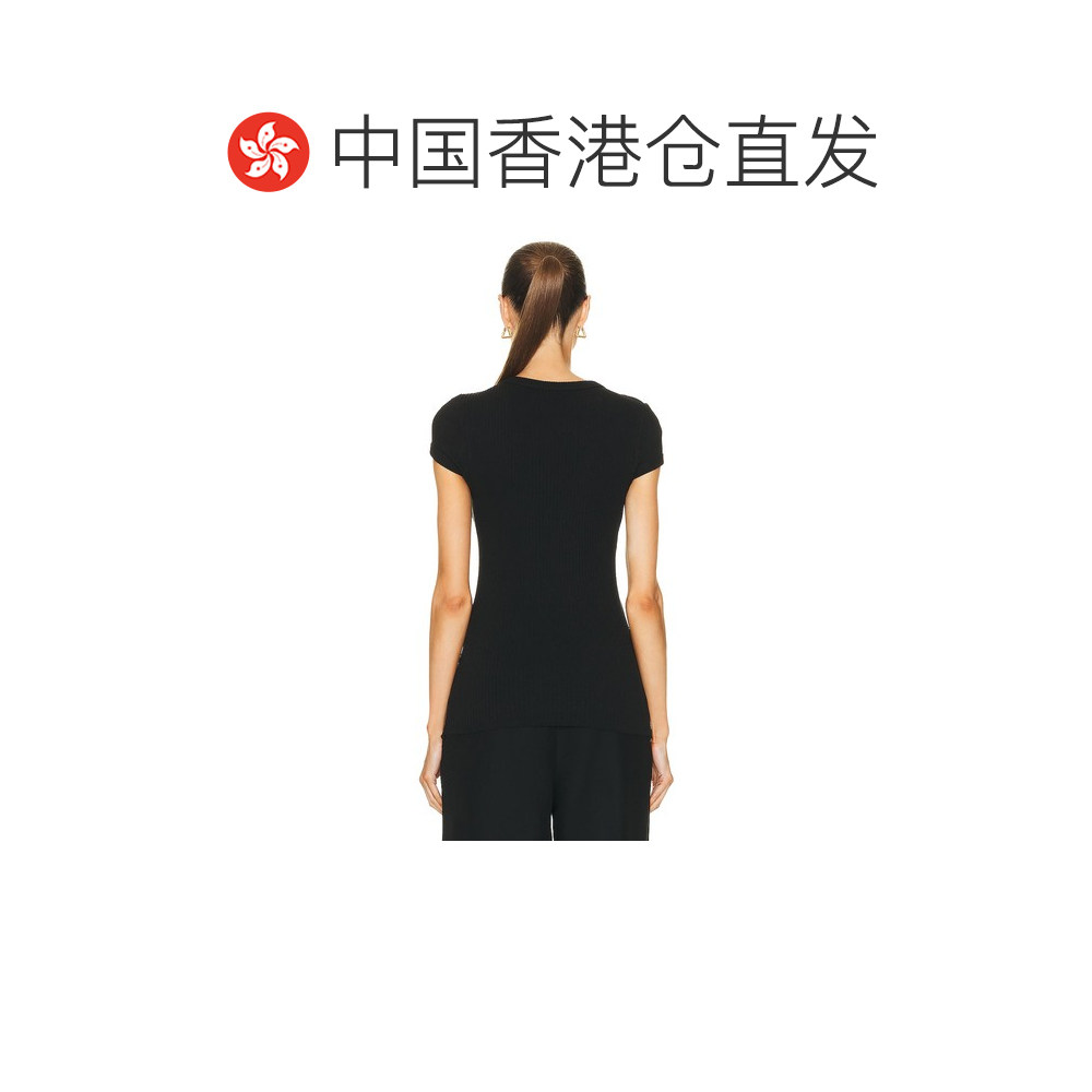 1h可退 香港直邮enza costa 女士 网眼提花针织盖袖水手领上衣 LC,淘宝优惠券,粉丝福利购,淘宝优惠卷