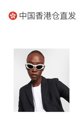 1h可退 香港直邮DIOR 迪奥 女士 C B1U 猫眼太阳眼镜 white白色