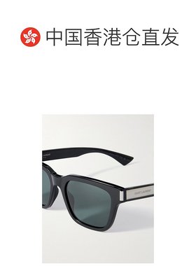 香港直邮Saint Laurent 圣罗兰 男士 方形框镀银醋纤太阳眼镜 SL7