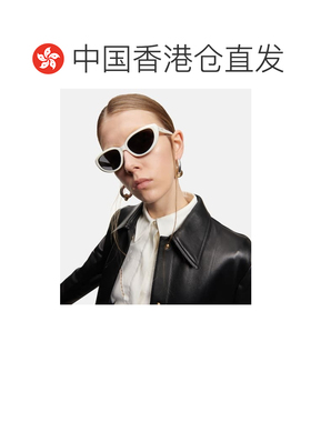 1h可退 香港直邮Celine 思琳 女士 猫眼太阳眼镜 white白色 舒适