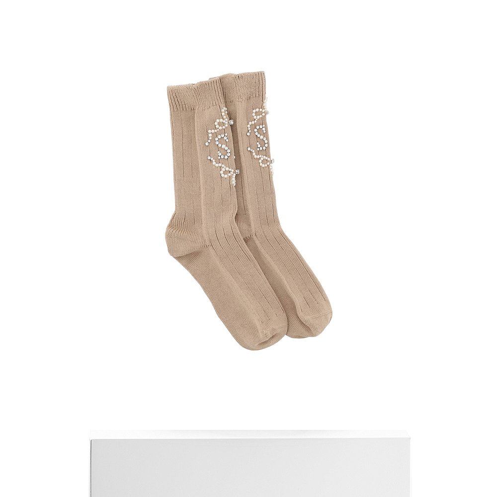 香港直邮Simone Rocha logo针织袜 SOCK43ATB0634 - 图3