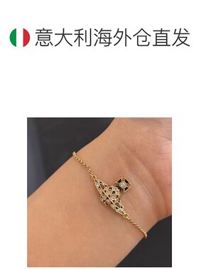 欧洲直邮VIVIENNE WESTWOOD西太后星球时尚手链女士黑色
