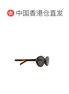 香港直邮SAINT LAURENT 女士眼镜 SL751003 SS2025 绿色 圆形太阳