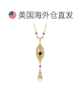 【美国直邮】2028（饰品）2028|花卉吊坠项链