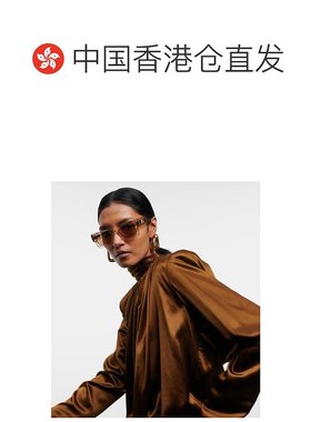 1h可退 香港直邮Saint Laurent 圣罗兰 女士 SL 572 矩形太阳眼镜