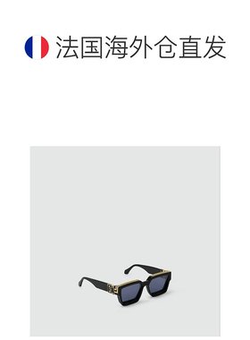 1h可退 欧洲直邮LV/路易威登 男士黑色醋酸纤维太阳镜正品舒适百