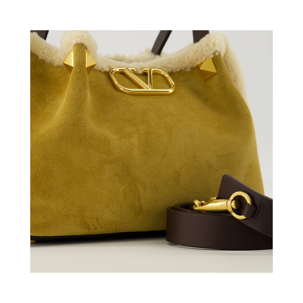 香港直邮valentino 华伦天奴 女士 Garavani Rockstud VLogo 標誌 - 图0