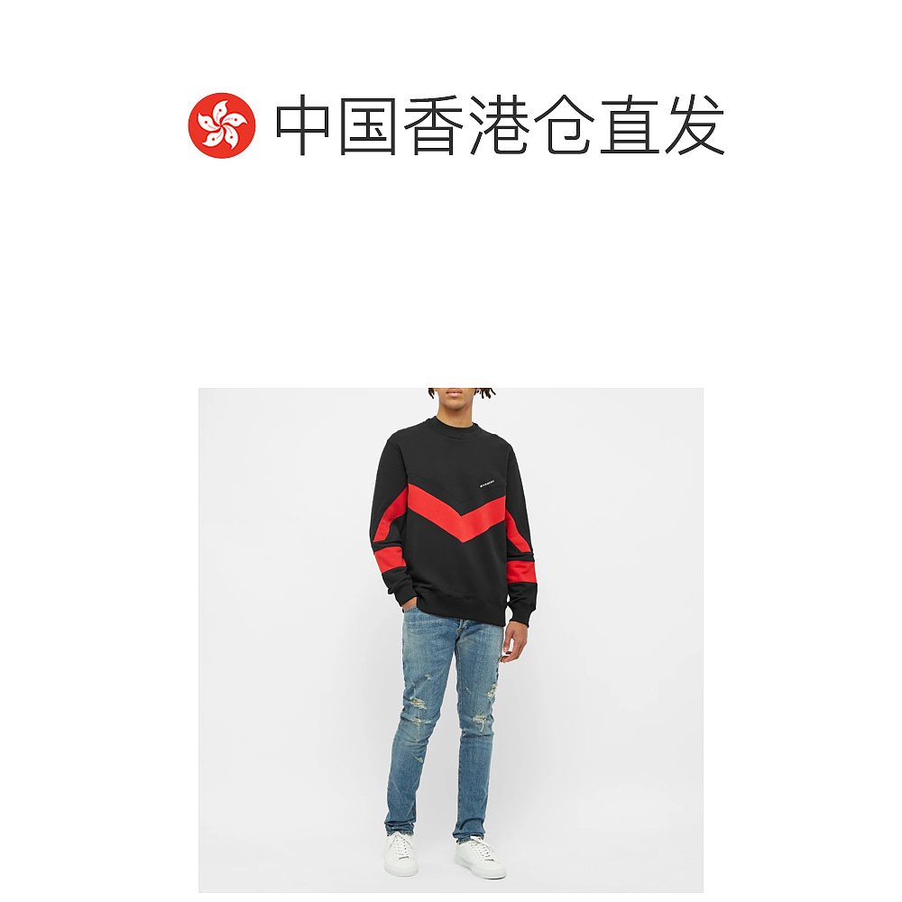 香港直邮Givenchy logo条纹卫衣 BMJ05330AF