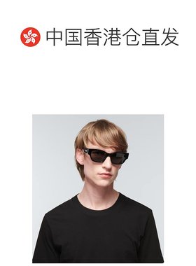 1h可退 香港直邮Celine 思琳 男士 矩形太阳眼镜 black黑色 舒适