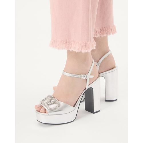 香港直邮Valentino 露跟高跟凉鞋 WS0FG2UXF厚底 - 图2