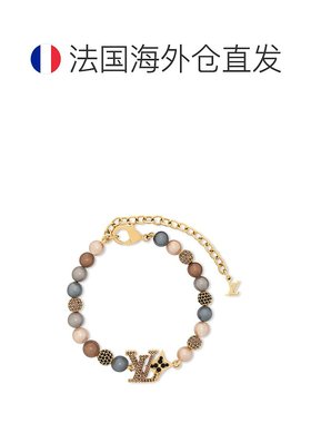1h可退 欧洲直邮LV路易威登 Dandy Pearls男士金色金属珍珠手