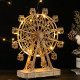 Music box Ferris wheel music box carousel wooden diy hand-assembled ornaments birthday gift for girls