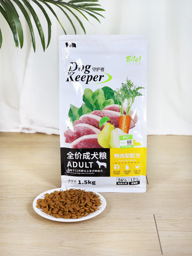 比乐狗粮1.5KG/12KG守护者鸭肉梨紫薯美毛全价成犬幼犬柯基bile-图3