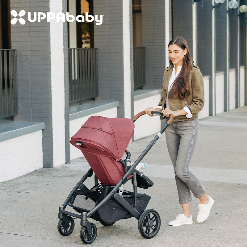 UPPAbaby Cruz V2高景观可坐躺折叠新生婴儿车避震双向宝宝手推车 - 图2