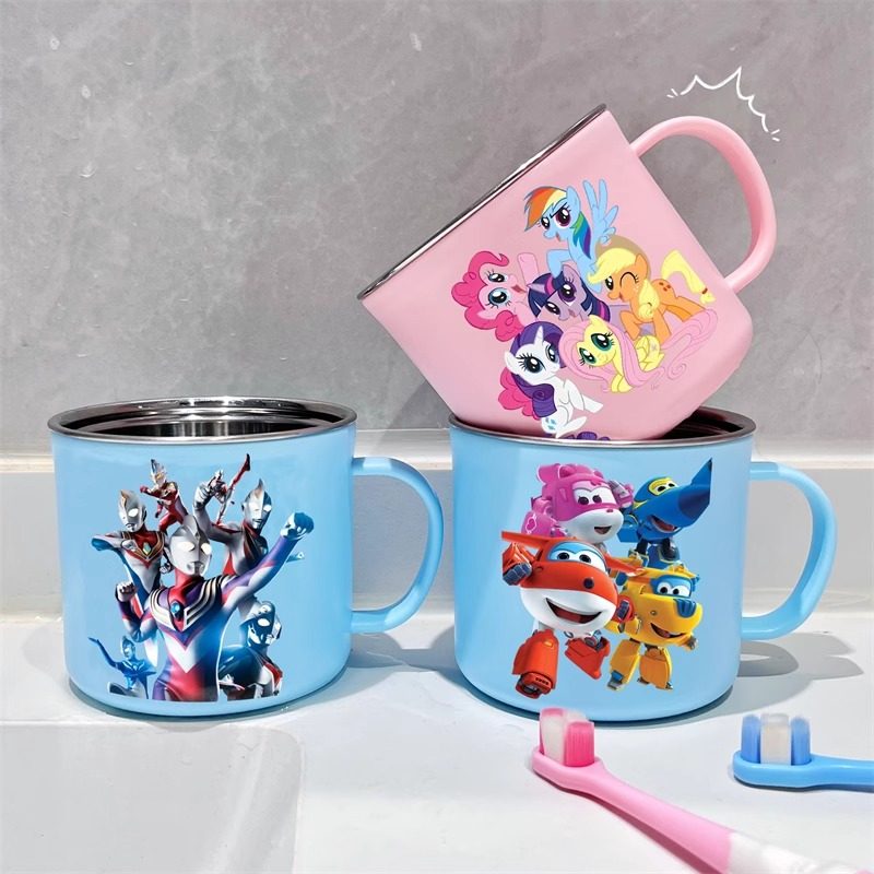 帮妈咪不锈钢小马宝莉卡通杯子漱口杯儿童女孩牙杯洗漱杯缸牙具杯,淘宝优惠券,粉丝福利购,淘宝优惠卷