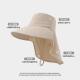 Summer UPF50+ wide brim neck protection sun hat