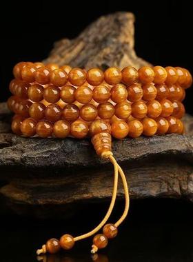 福源甄选长圈金丝海柳手串天然楠木老料纯手工文玩男女士同款手炼