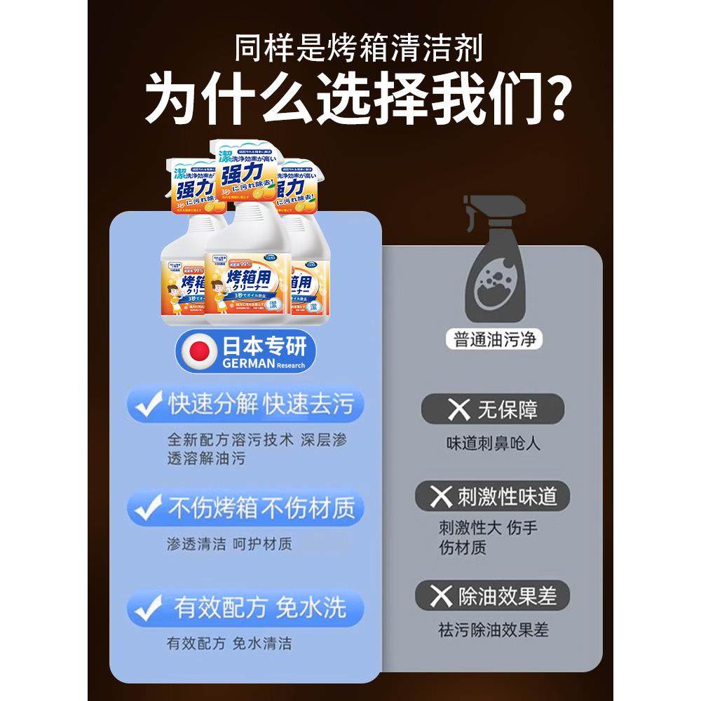 【日本专研】蒸烤箱微波炉内部清洁剂厨房烤盘强力去重油污神器,淘宝优惠券,粉丝福利购,淘宝优惠卷