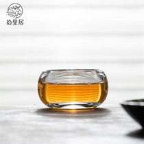 Kung Fu Tea Cup Masters Cup Single Cup Crystal Glass Tea Drinking Cup Personal Cup Tea Brewery Cup Tea Set Wine With High Gear