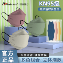 kn95 kn95 mask 3d stereoscopic female high face value disposable dust resistant male tide models Morandi autumn winter anti-chill and breathable new