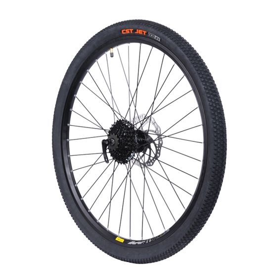 自行车卡飞轮组26/27.5/29寸卡式飞轮前后快拆轴承培林山地车轮毂