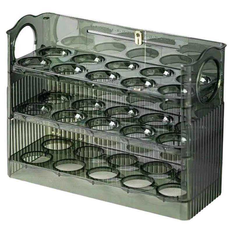 一缕百货冰箱侧门鸡蛋收纳盒多层防摔分格鸡蛋架托食品级保鲜盒子,淘宝优惠券,粉丝福利购,淘宝优惠卷