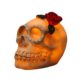 Halloween skull head resin bar led light