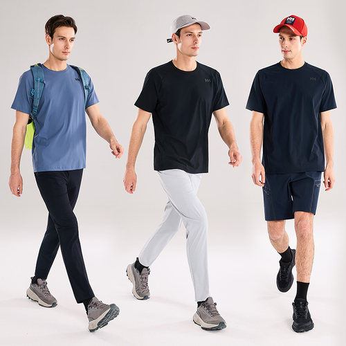 HELLY HANSEN/HH 26夏季ZG版型亲肤舒适防晒凉感透气圆领短袖T恤 - 图2