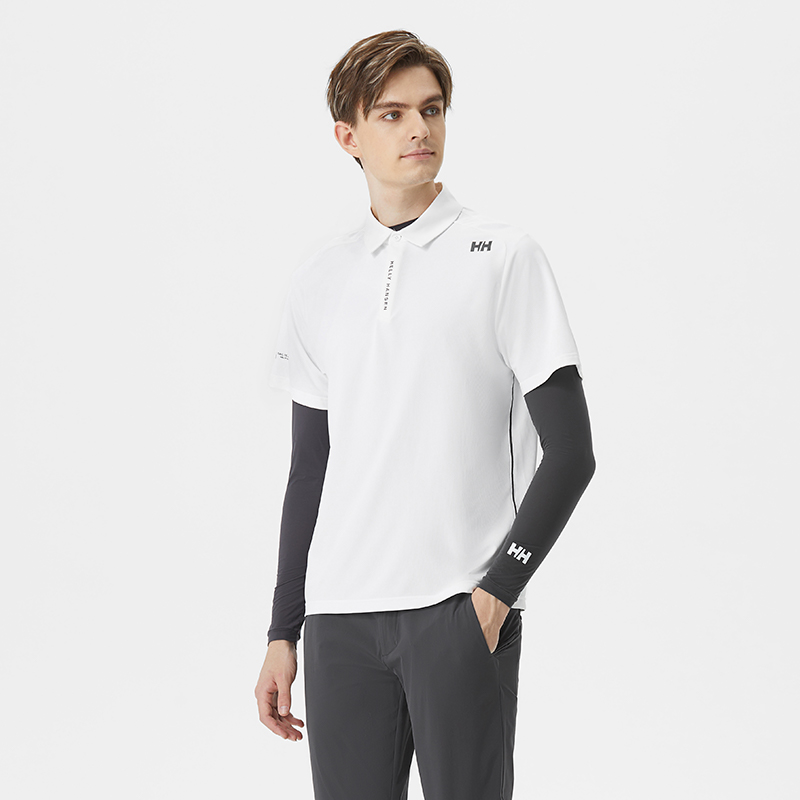 HELLY HANSEN/HH 男士短袖POLO衫夏季户外运动T恤S+A系列 - 图1