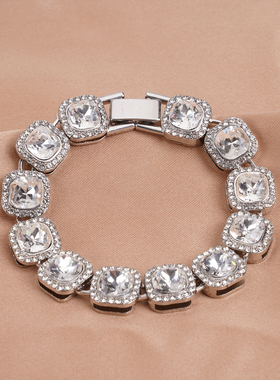 冰糖手链男士男女古巴镶钻手串