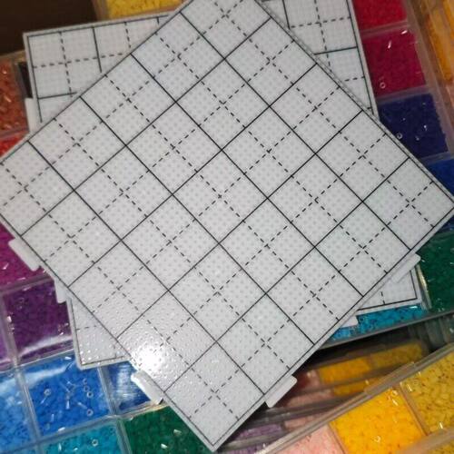 耐高温拼豆垫板画刻度线格2.6mm高长钉不变形工具配件底板超大板 - 图3
