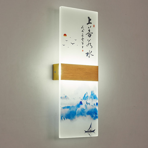 壁灯床头灯卧室led现代简约温馨创意中式客厅过道灯宾馆墙壁灯具 - 图2