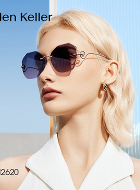 海伦凯勒防紫外线潮流时尚墨镜